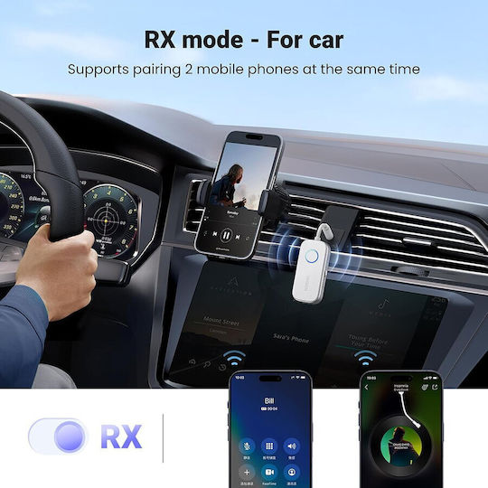 Ugreen USB-C Bluetooth 5.4 Адаптер с Обхват 10м Бял (45812)