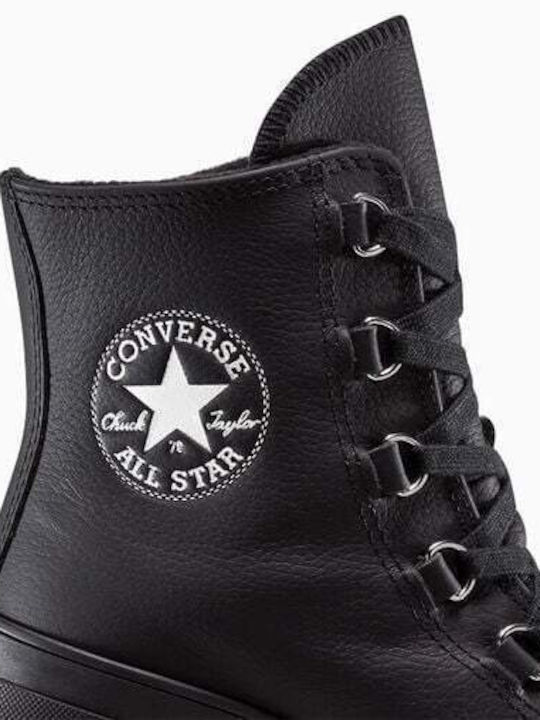 Leather Women's Ankle Boots Black