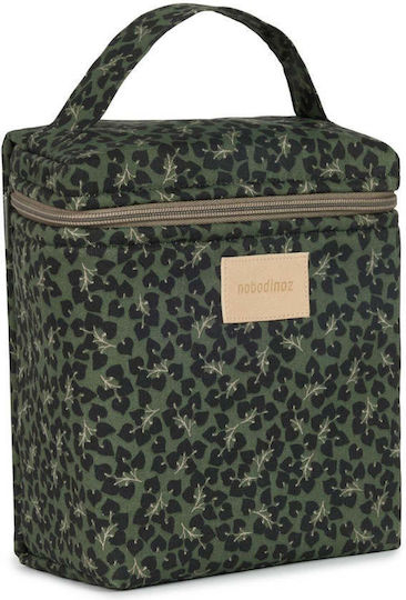 Nobodinoz School Insulated Hand Lunch Bag Green