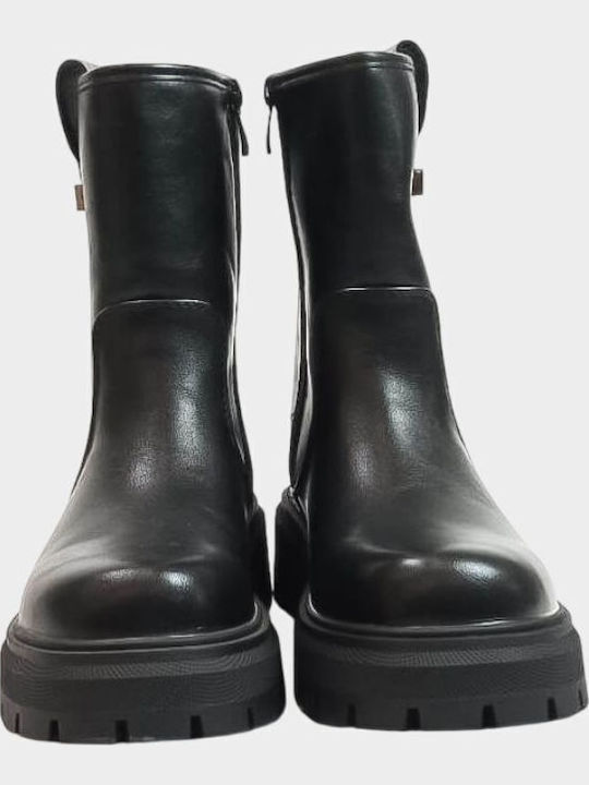 Stiefeletten Damen Schwarz