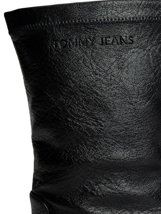 Leather Women's Ankle Boots Black