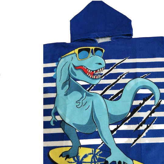 Ocean Addicts Kids Beach Towel Hood Boys 70100-1 Blue
