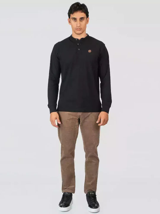 Polo Μπλούζα Μακρυμάνικη Pure Black