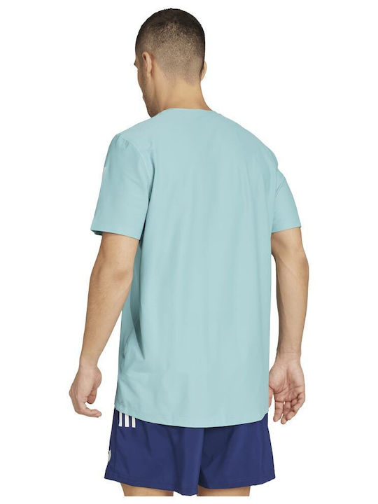 adidas Own The Run Aeroready T-shirt Τιρκουάζ