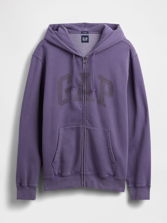 Arch Logo Ζακέτα με Κουκούλα Dark Violet