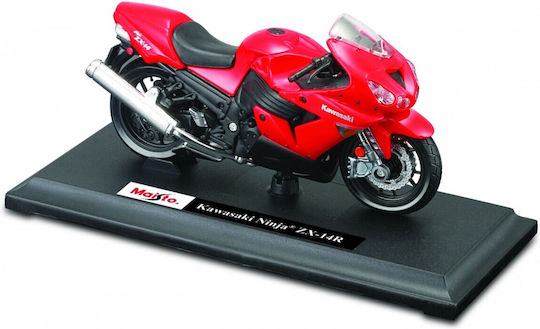 Modeling Figure Model Motorbike Kawasaki Ninja Zx 14 A Stand 1/18