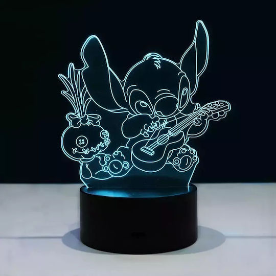 LED Детско Декоративно Осветление Stitch 3εκ.