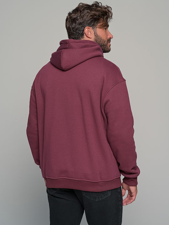 Daily Layer Суитшърт с Качулка Burgundy