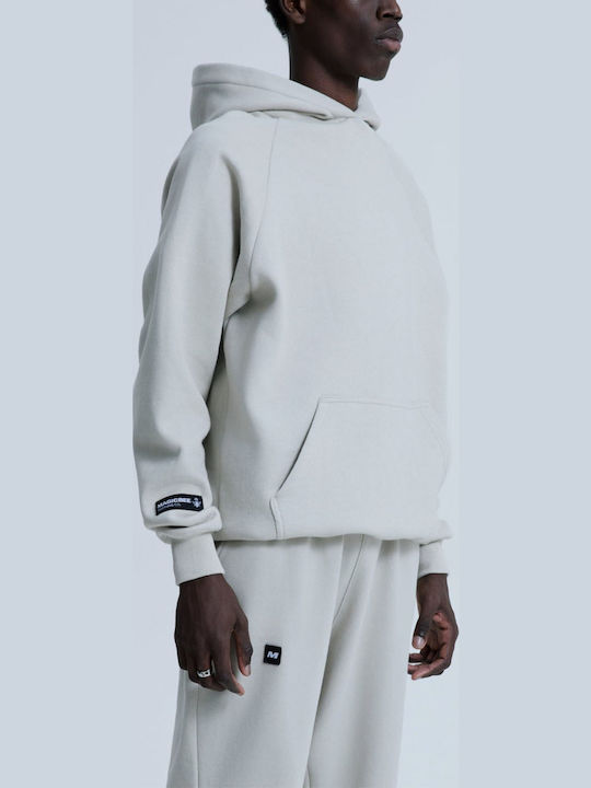 Φούτερ με Κουκούλα Ice Grey