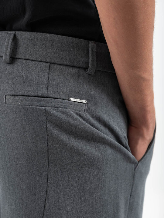 Hose Elastisch in Lockere Passform Grey
