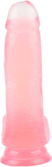Chisa Novelties Realistic Dildo with Balls and Suction Cup Pink