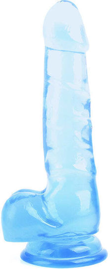 Chisa Novelties Ρεαλιστικό Dildo με Όρχεις και Βεντούζα Μπλε