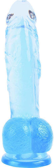 Chisa Novelties Realistic Dildo With Suction Cup Blue