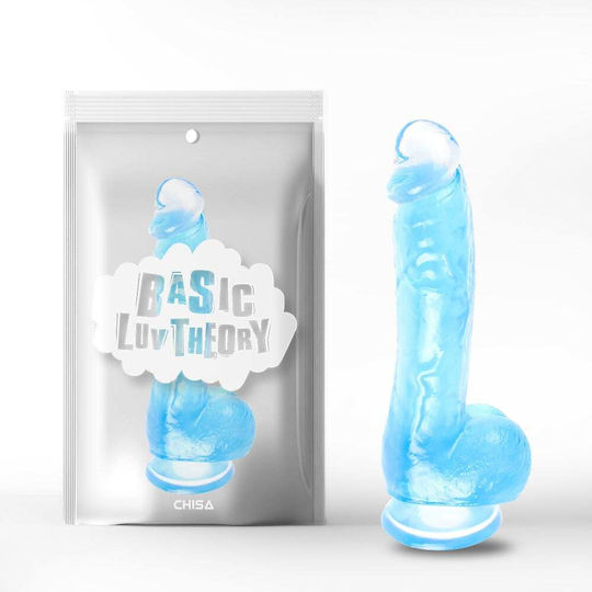 Chisa Novelties Realistic Dildo With Suction Cup Blue