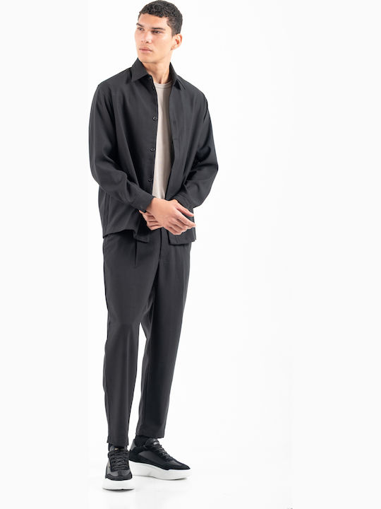 Μακρυμάνικo Overshirt Black