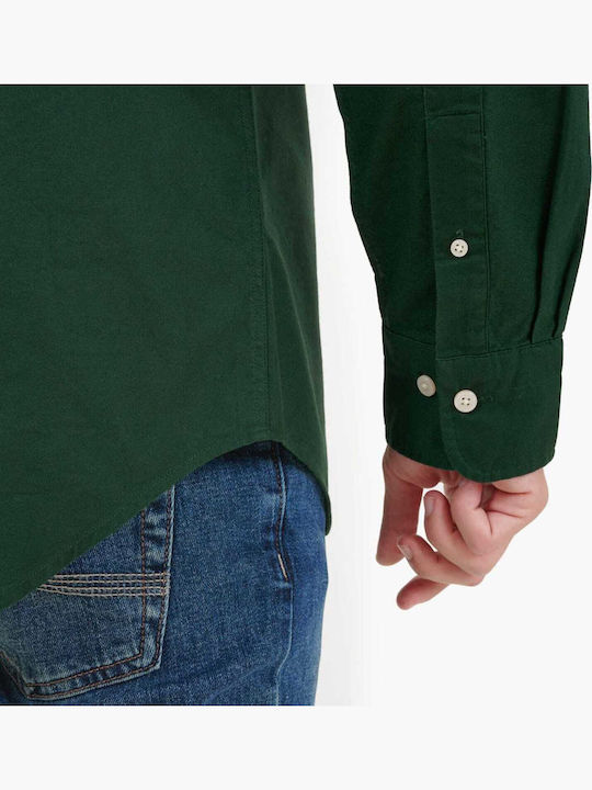 Cămașă Mânecă Lungă Regular Fit Carou Tartan Verde