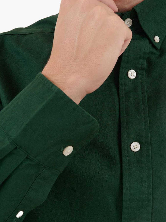 Cămașă Mânecă Lungă Regular Fit Carou Tartan Verde