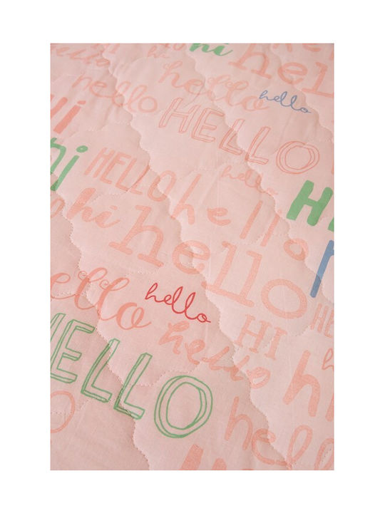 Naf Naf Set Kids Quilt Single with Pillowcase Pink 160x240cm 520801367139