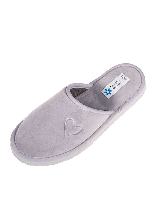 Papuci de Damă de Iarnă Gri