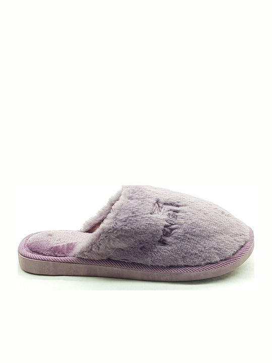 Winter Women's Slippers Burgundy