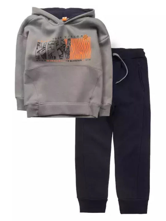 Kids Sweatpants Set Gray