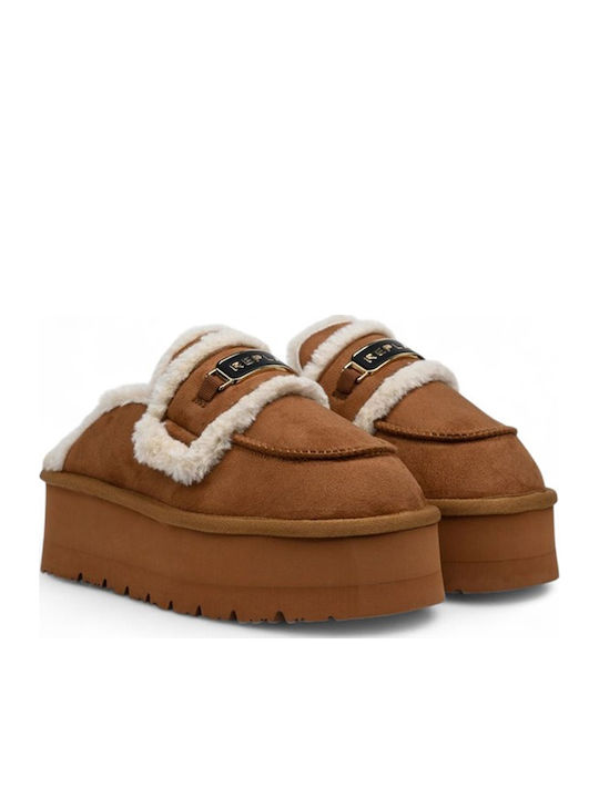 Winter Women's Slippers Brown