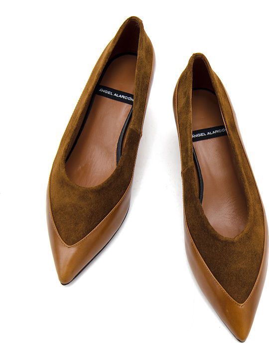 Pumps mit hohem Absatz Tabac Braun