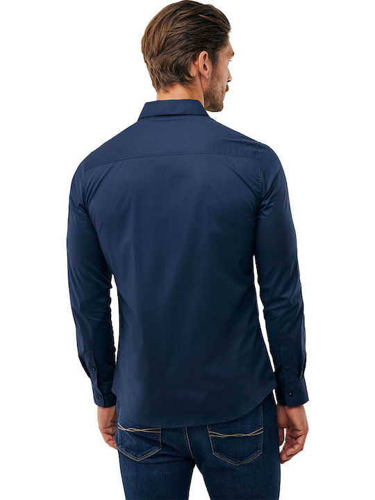 Langärmlig Hemd Navy