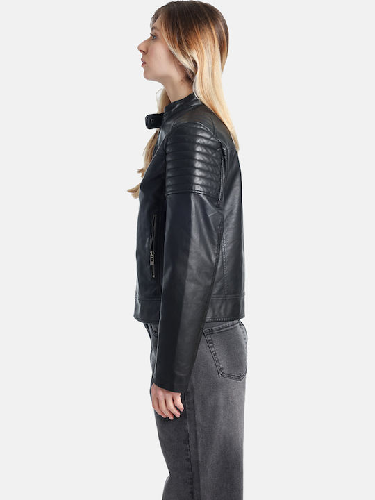 Jachetă de femei Biker Jacket Negru