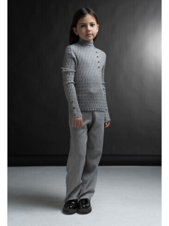 Kids' Set with Pants Winter 2pcs Gray