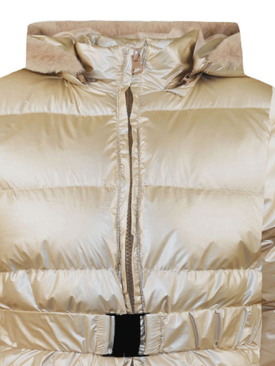 Kids' Casual Jacket Short with Hood Gold