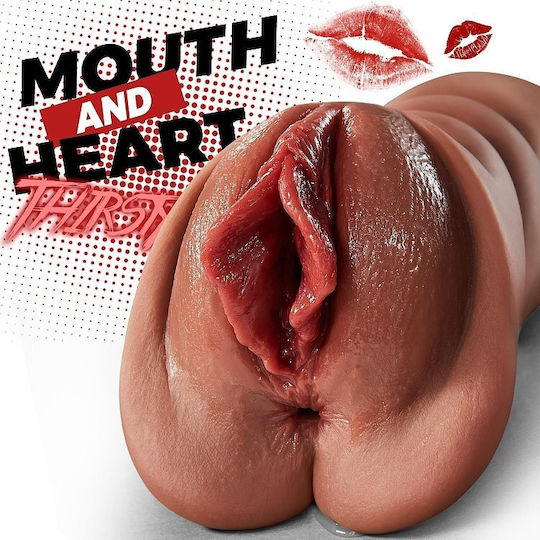 Smd Vixen Destiny 2-in-1 Masturbator 3D Texturierte Realistische Vagina & Anus Braune