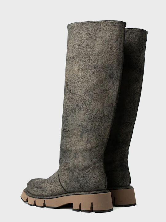 Damenstiefel Braun