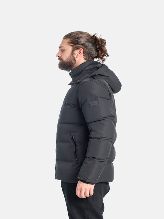 Μπουφάν Puffer Μαύρο