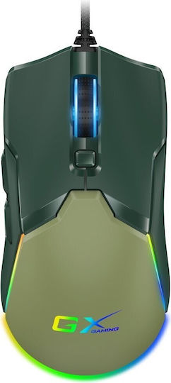 Genius Scorpion M700 RGB Gaming Mouse 7200 DPI Army Green