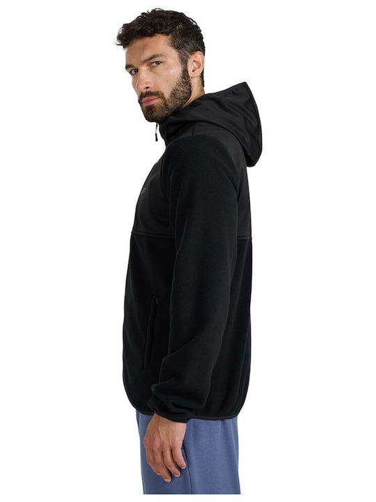 Men's Fleece Cardigan Black