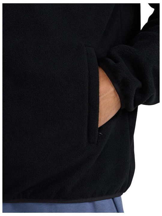 Men's Fleece Cardigan Black