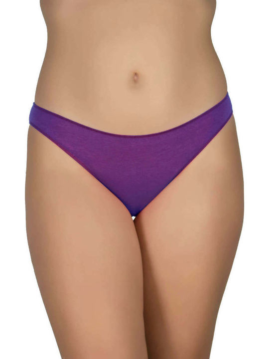 Bikini Дамско Слип Мултипак без Шевове Purple + Pink
