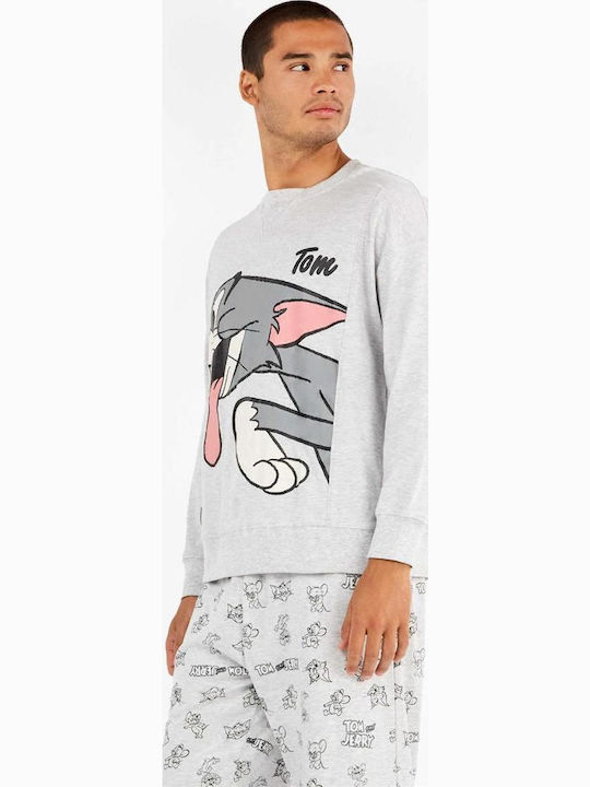 Gisela Men's Winter Pajamas Set Gray