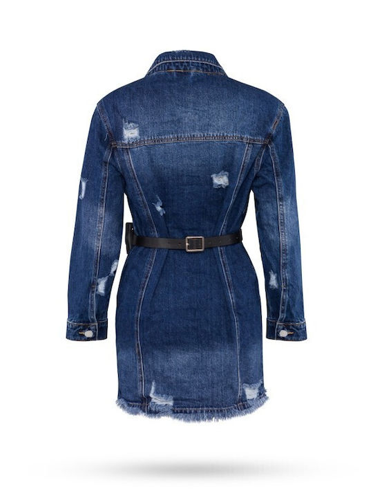 Women's Short Jean Jacket for Spring or Autumn Jean Color