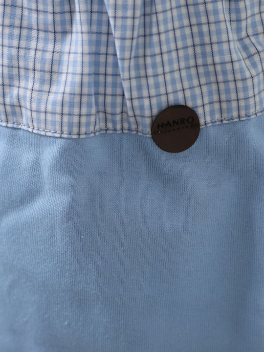 Hanro Men's Summer Pajama Bermuda Light Blue
