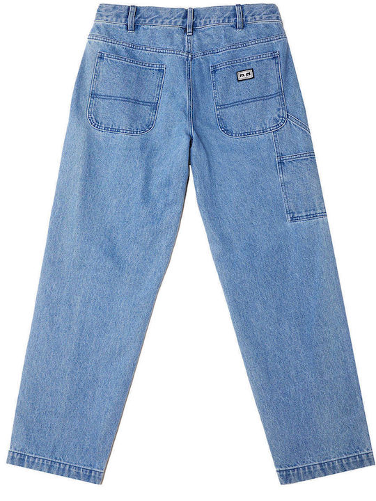 Men's Jeans Pants with Relaxed Fit Light Indigo