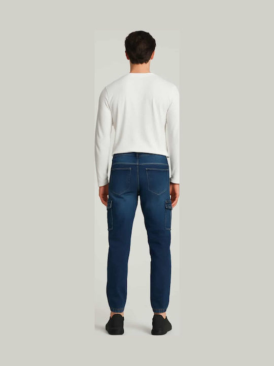 Men's Jeans Pants Cargo Blue