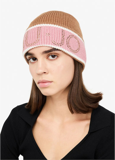 Beanie Frauen Beanie Gestrickt in Braun Farbe