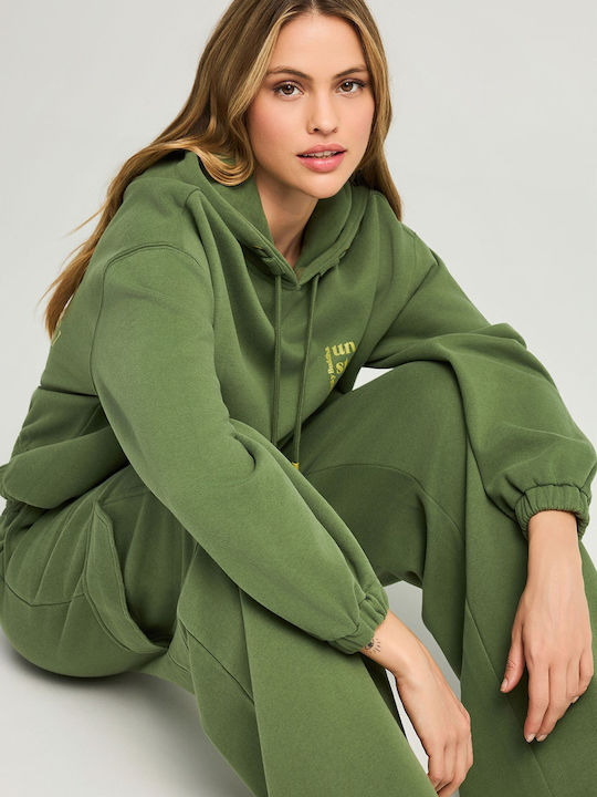 Sweatpants Flared Khaki