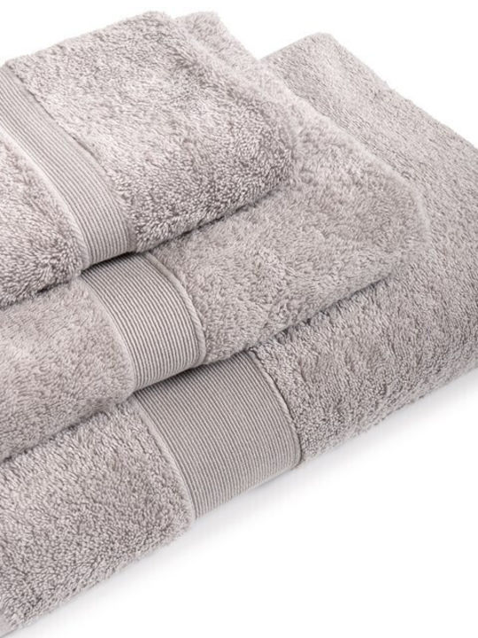 Naf Naf Badehandtuch 80x150εκ. Lt Grey