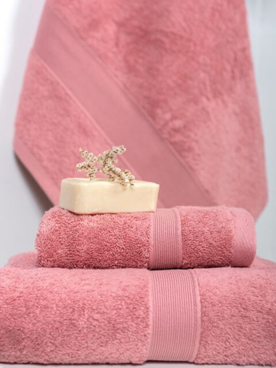 Naf Naf Bath Towel 80x150cm Pink Weight 600gsm