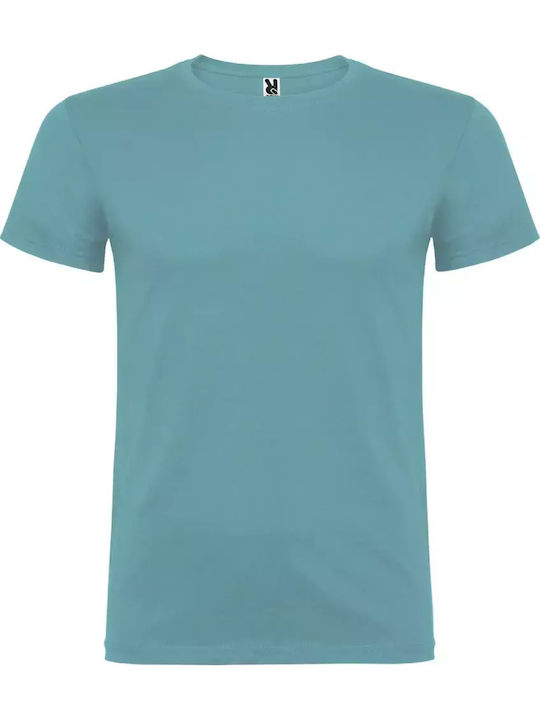 Roly Ανδρικό Διαφημιστικό T-shirt Κοντομάνικο Chocolate