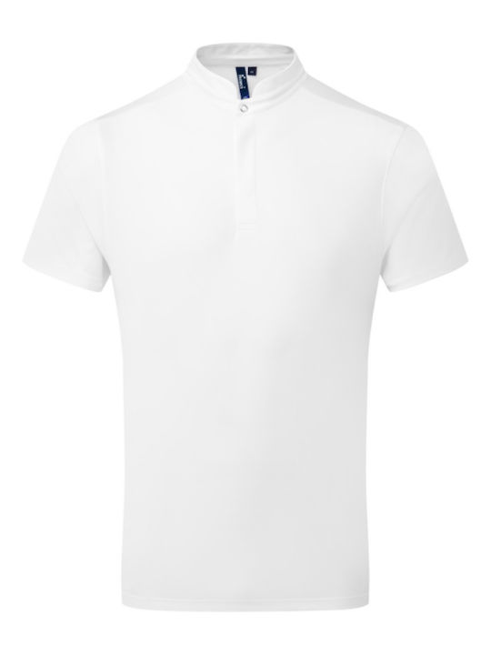 Premier Ανδρικό Διαφημιστικό T-shirt Κοντομάνικο White