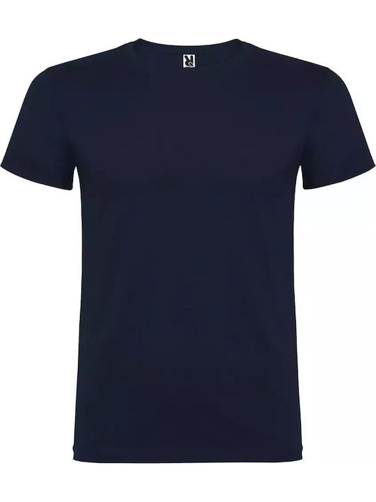 Roly Ανδρικό Διαφημιστικό T-shirt Κοντομάνικο Black